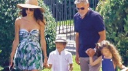 George Clooney e Amal Alamuddin in vacanza in Italia, la coppia con i ...