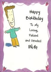 Printable birthday cards by canva. 1908 - $2.50 Retail Each - Birthday Wife Funny PKD 6