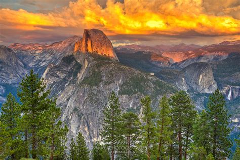 Half Dome Sunset Yosemite National Park Kea Photography