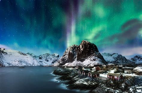 Fonds Decran Photographie De Paysage Montagnes Côte Îles Lofoten