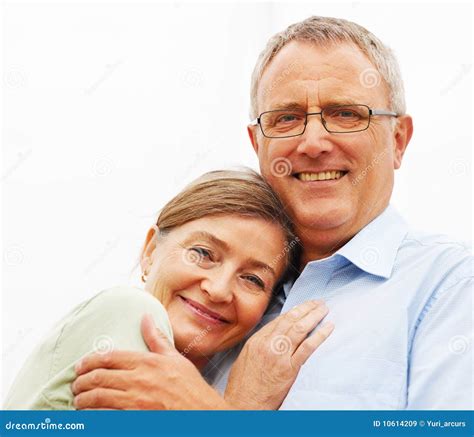 Royalty Free Stock Images Cute Mature Couple Hugging Eachother Image 10614209