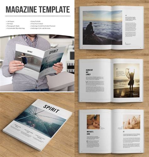 40 Creative Magazine Print Layout Templates For Free Word Pages