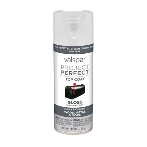 Shop Valspar General Purpose Gloss Clear Spray Paint Actual Net