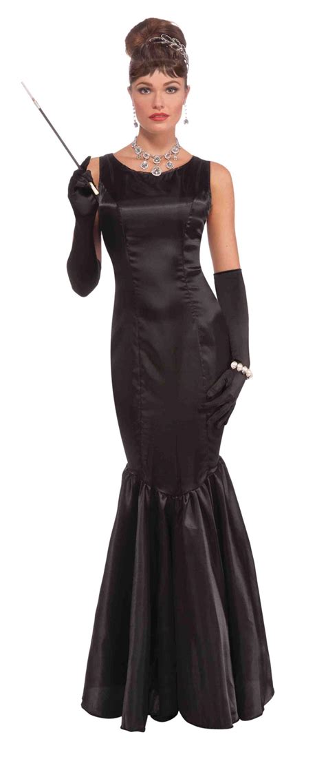 Womens Audrey Hepburn Fancy Dress Costume Hollywood Film Star Glamours