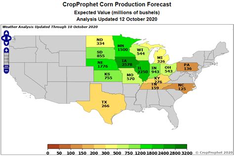 United States Crop Production Map