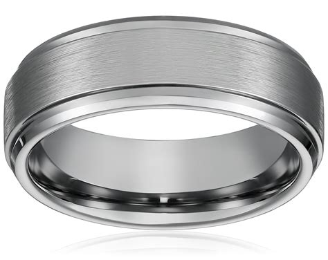 8mm Men Women Titanium Wedding Ring Band Comfort Fit Size 16 Ebay