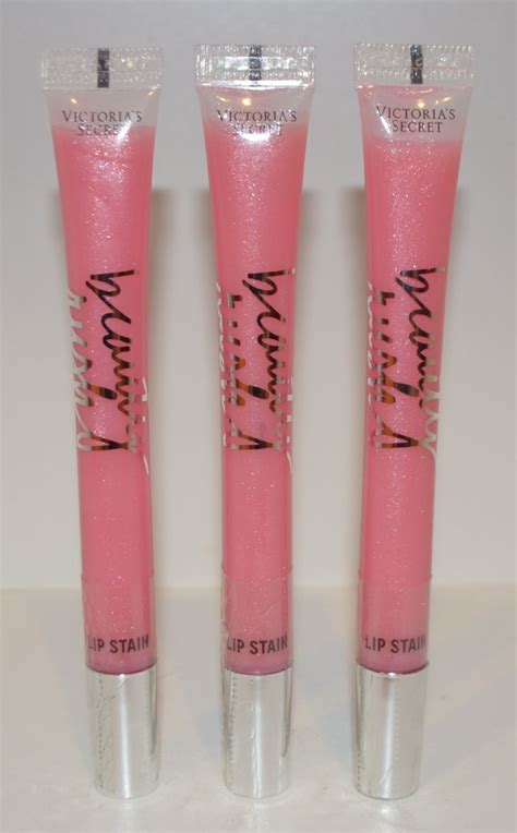 Lot Of 3 Victorias Secret Stay Awhile Beauty Rush Lip Stain Gloss