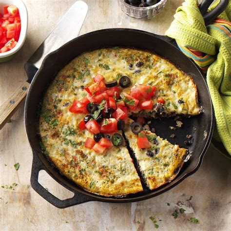 Black Bean And White Cheddar Frittata Recipe How To Make It Taste Of Home