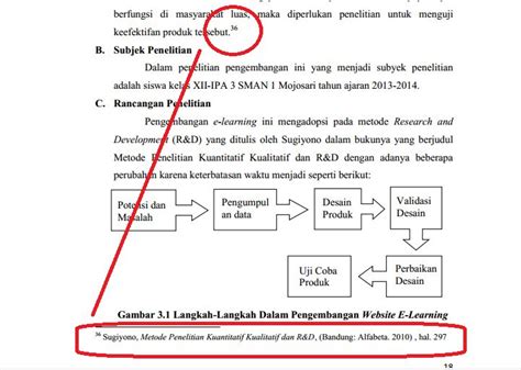 Cara Menulis Catatan Kaki Footnote Dan Contohnya Tutorial Software