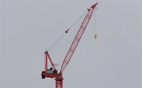 Luffing Jib Tower Crane 3d Model Cgtrader