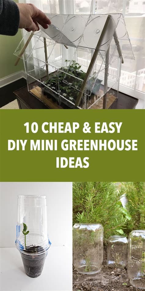 30 diy backyard greenhouses how to make a greenhouse. 10 Cheap & Easy DIY Mini Greenhouse Ideas