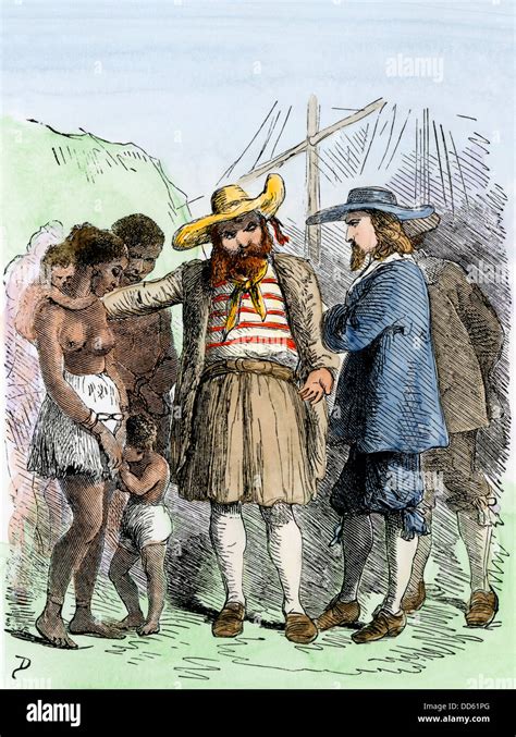 Africans Brought Into Virginia Colony As Slaves In The 1600s Hand