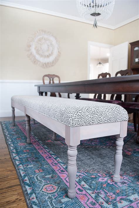 It is recommended that you have a clear understanding of how the project works before beginning any project. DIY Upholstered Dining Bench - The Chronicles of Home