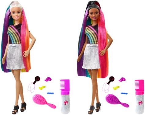 Mattel Barbie® Rainbow Sparkle Hair Doll Assorted 1 Ct Kroger
