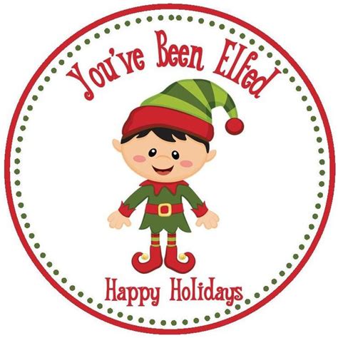 you ve been elfed printable instructions sign and etsy you ve been elfed christmas