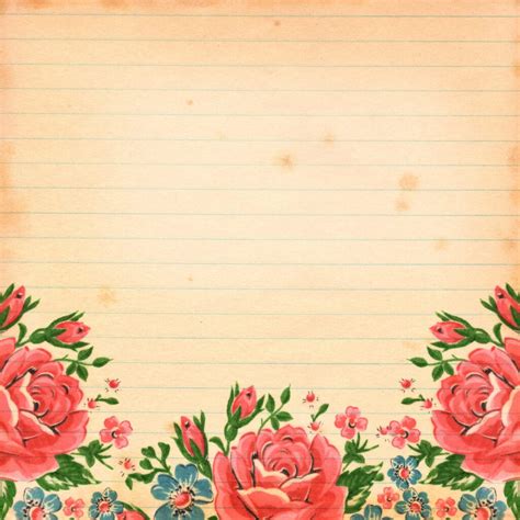 Free Vintage Floral Digital Scrapbooking Paper By Fptfy 6 Free Pretty
