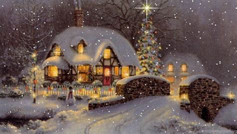 Christmas Cabin Wallpapers Bing Images Desktop Background