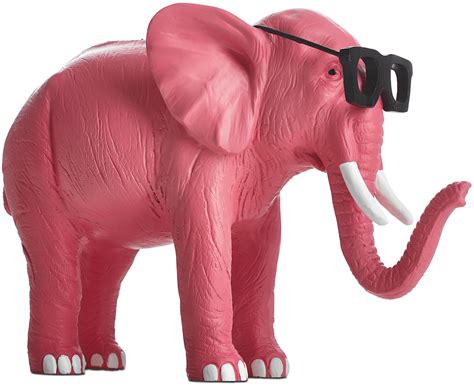 Pink Elephant Sculpture Design