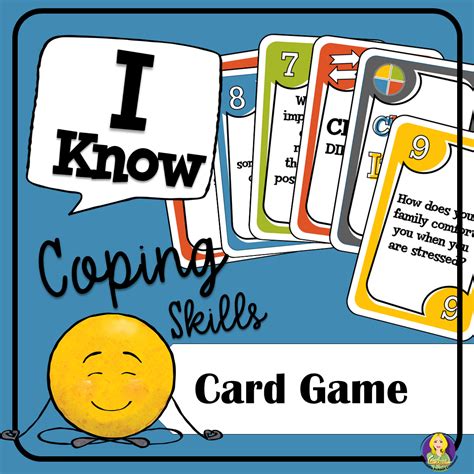 Coping Skills Card Game A Great Counseling Tool