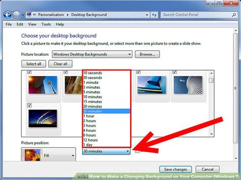 To change an icon, select the icon you want to change and then click the change icon button. How to Make a Changing Background on Your Computer (Windows 7)