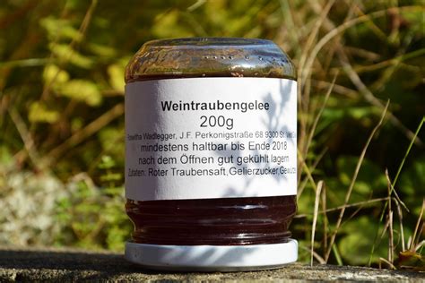 Rotes Weintrauben-Gelee Gaumenfest at