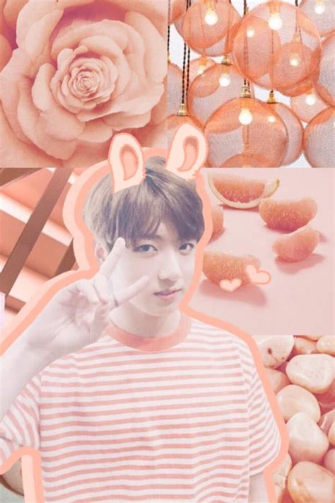 Bts Peach Colour Aesthetics V K O O K Amino