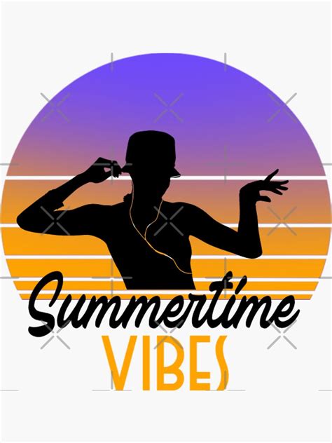 Summertime Vibes Sticker By Moniqueprince Redbubble
