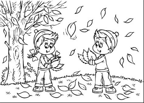Fall coloring pages pdf 104 best fall coloring pages images on pinterest in 2018. Kolorowanka zabawa dzieci jesień