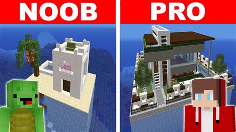 Minecraft Noob Vs Prowater Secret Castle By Mikey Maizen And Jj