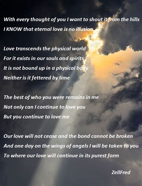 Eternal Love Is No Illusion A Poem The Grief Toolbox