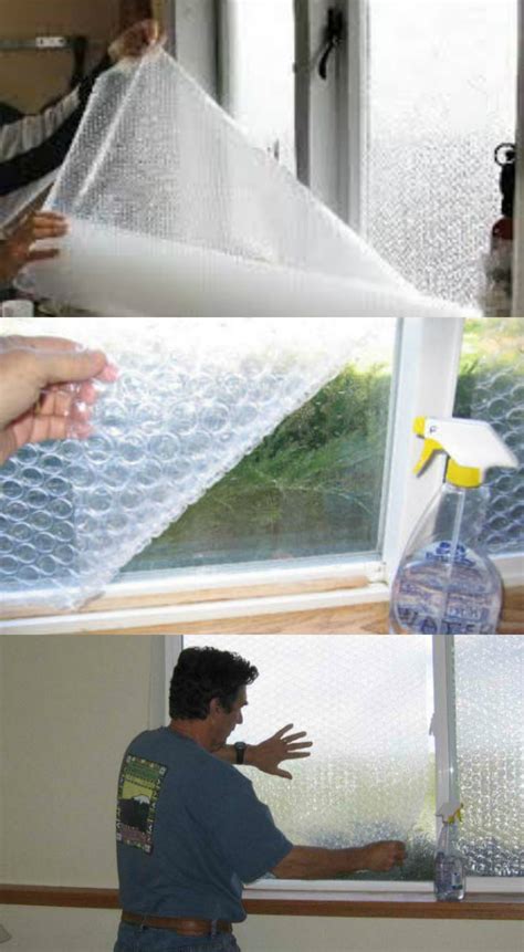 Diy Window Insulation Using Bubble Wrap