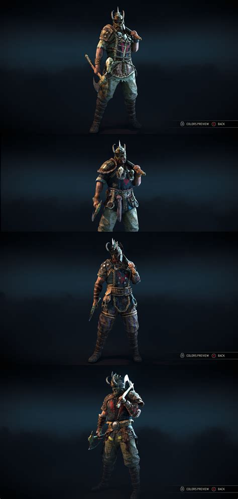 Looking to pick up metamorphy? is it me or does the "heroic" gear for berserker looks ugly as hell : forhonor