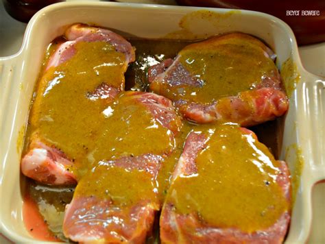 Arugula, carrots, garlic, walnuts, thyme, butter, champagne vinegar and 3 more. Easy Honey Mustard Pork Chops - Beyer Beware