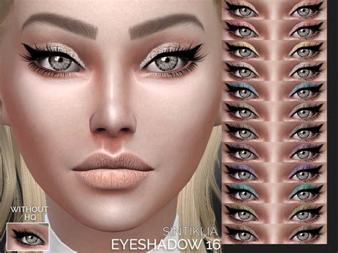 The Sims 4 Eyeshadow 16 The Sims Book