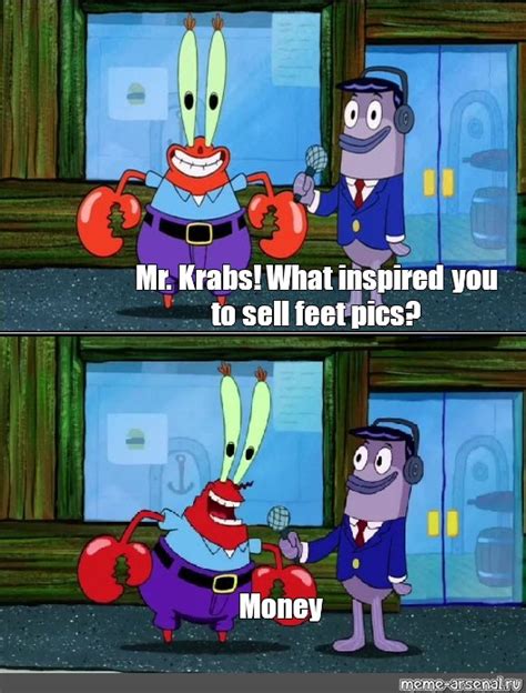 Mr Krabs Me Money Meme
