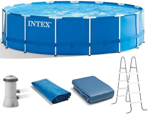 Intex Metal Frame Pool Set 15 Feet By 48 Inch Patio