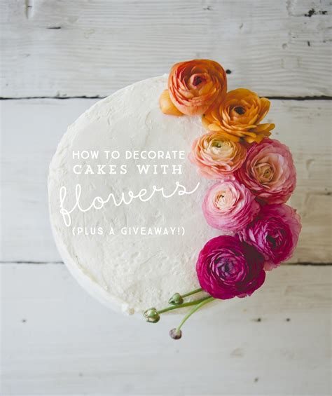 Hướng dẫn how to decorate cake with flowers cách trang trí bánh với hoa