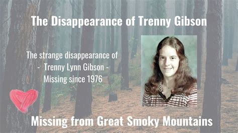 The Disappearance Of Trenny Gibson Missing Person Cases National