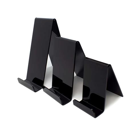 You'll receive email and feed alerts when new items arrive. Acrylic Book Support - Counter Stands in Black with Lip ...