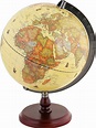 Exerz 25cm Antique Globe With A Wood Base - World Globe Rotating ...