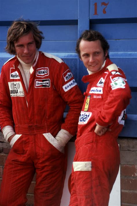 Niki lauda vs james hunt | a formula one rivalry. James Hunt & Niki Lauda | my Formula One world | Pinterest