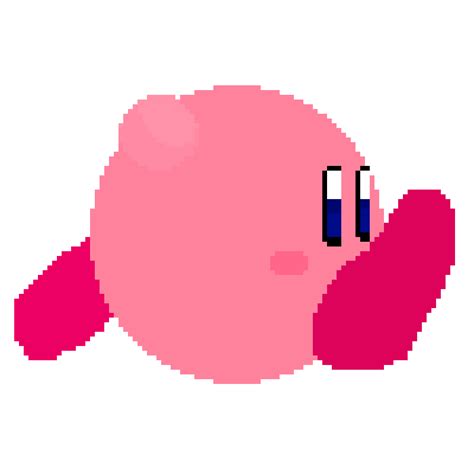 Pixilart Kirby Running V2 By Thouartart