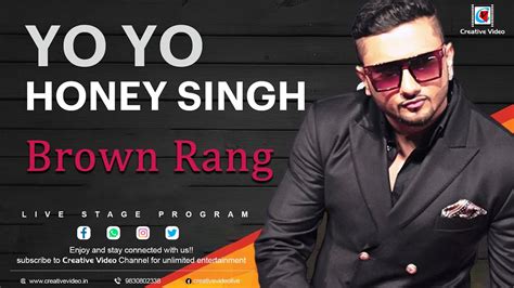 Brown Rang International Villager Mp Cup 2022 Yo Yo Honey Singh Superb Live Performance