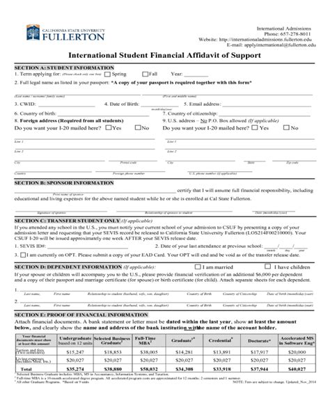 Some document may have the forms filled, you have to erase it manually. 2019 Affidavit of Financial Support Form - Fillable ...