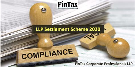 Llp Settlement Scheme 2020
