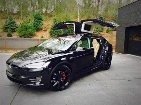 2016 Black Tesla Model X P90d Pictures Mods Upgrades Wallpaper