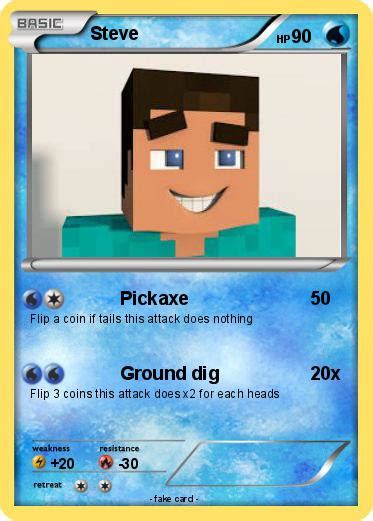 Pokémon Steve 4131 4131 Pickaxe My Pokemon Card