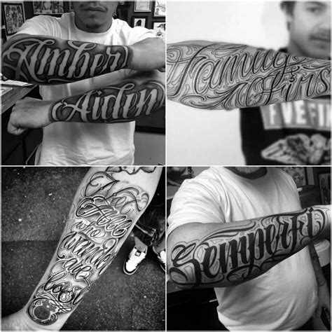 Word Tattoo Designs For Men