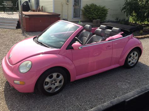 Pink Convertible Volkswagen Beetle Mine Volkswagen Beetle