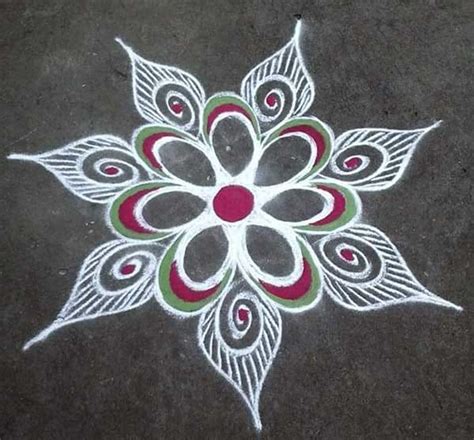 Simple And Easy Rangoli Designs Images For Diwali Simple Pongal Kolam